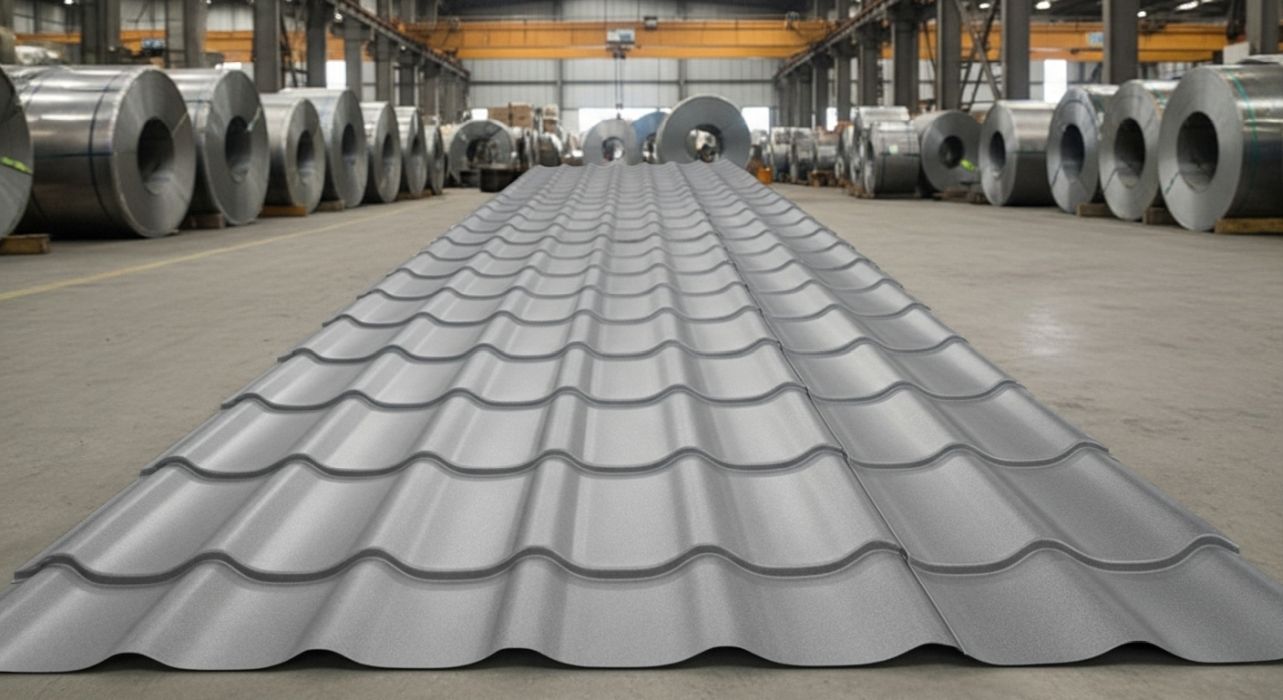 Metal Kiremit, Trapez Sac ve Galvanizli Plaka Kaplama Malzemelerinin Ağırlık Karşılaştırması